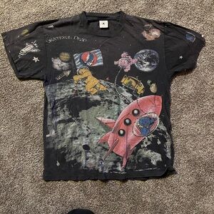 Vintage RARE 1995 Grateful Dead Standing on the Moon Delta Large